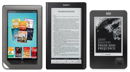 Nook Sony Kobo